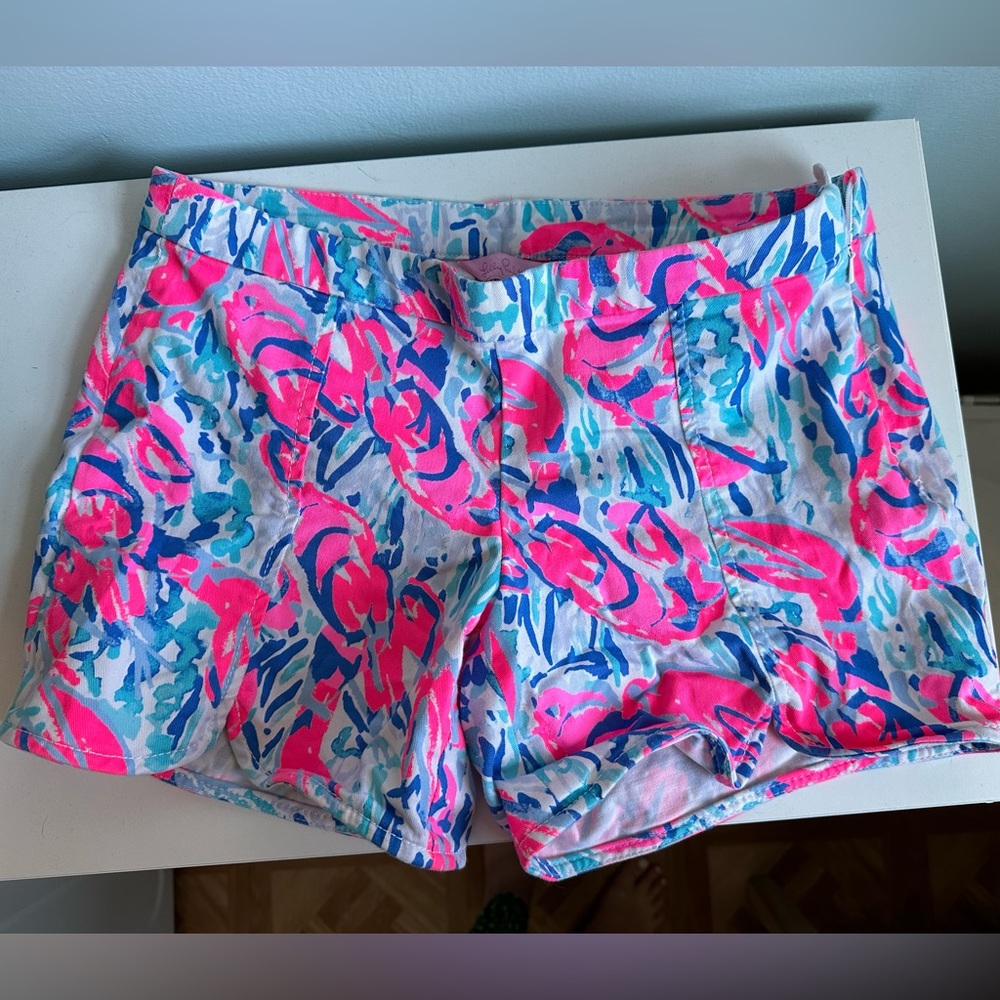 Lilly Pulitzer Scalloped Shorts - Size 0